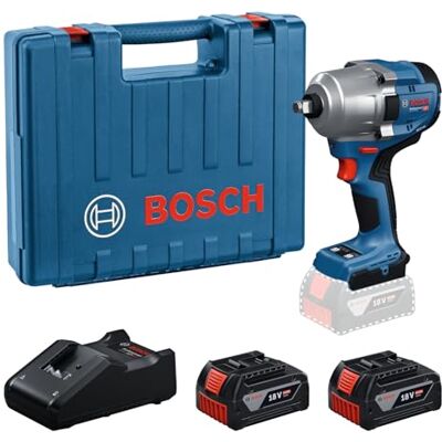 Bosch 18V System accuslagmoeraanzetter GDS 18V-780 (met 2 x accu 5,0 Ah, GAL 18V-40, opbergkoffer) Bosch 18V System accuslagmoeraanzetter GDS 18V-780 (met 2 x accu 5,0 Ah, GAL 18V-40, opbergkoffer)