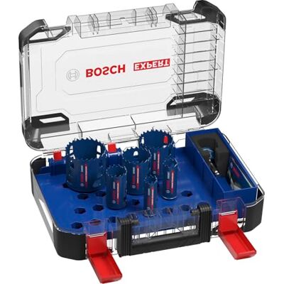 Bosch 9x EXPERT Multi Material PC Plus universele gatzagenset (voor Hout met metaal, Baksteen, Ø 22, 25, 35, 51, 60, 68 mm, Professional Accessoires Boormachines) Bosch 9x EXPERT Multi Material PC Plus universele gatzagenset (voor Hout met metaal, Baksteen, Ø 22, 25, 35, 51, 60, 68 mm, Professional Accessoires Boormachines)