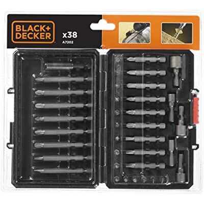 Black & Decker A7202 schroevendraaierbitset, 38-delig Black & Decker A7202 schroevendraaierbitset, 38-delig