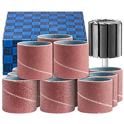 PFERD Schuurhulzenset, 13-delig korund Ø30x30mm A40, 60, 80, 150 incl. houder met schacht-ø 6mm 42298004 voor universele toepassingen PFERD Schuurhulzenset, 13-delig korund Ø30x30mm A40, 60, 80, 150 incl. houder met schacht-ø 6mm 42298004 voor universele toepassingen