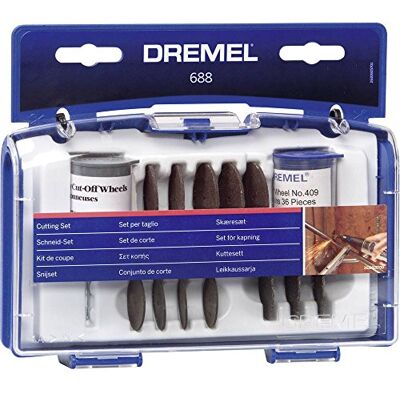 Dremel 688 Snijset Accessoireset voor Multitool met 68 Snijschijven en 1 Opspandoorn Dremel 688 Snijset Accessoireset voor Multitool met 68 Snijschijven en 1 Opspandoorn