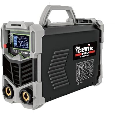 CEVIK PRO CE-TITANIUM162 MMA inverter lasapparaat met masker en elektrodehouder – 160 A 60% 230 V – elektroden tot 4 mm – digitaal display – IGBT – generator OK – draagbaar CEVIK PRO CE-TITANIUM162 MMA inverter lasapparaat met masker en elektrodehouder – 160 A 60% 230 V – elektroden tot 4 mm – digitaal display – IGBT – generator OK – draagbaar