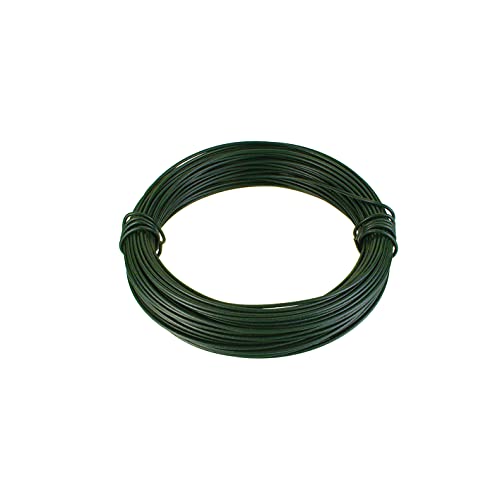 Connex Binddraad 0,2 cm x 250 cm, groen/bindgaren/bloemenwikkeldraad/knutseldraad/wikkeldraad / FLOR78560