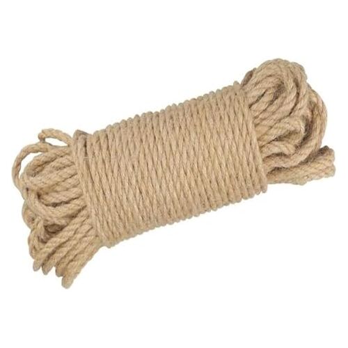 GETSTREE jute touw, henneptouw, shibari-touw, jute touw 5 mm kat sisal touw jute touw sterk touw tuin touw voor doe-het-zelf kunstambachten (maat: 5 mm 80 m) (maat: 5 mm 40 m) (maat: 5 mm 100 m) (maat: 5 mm 80