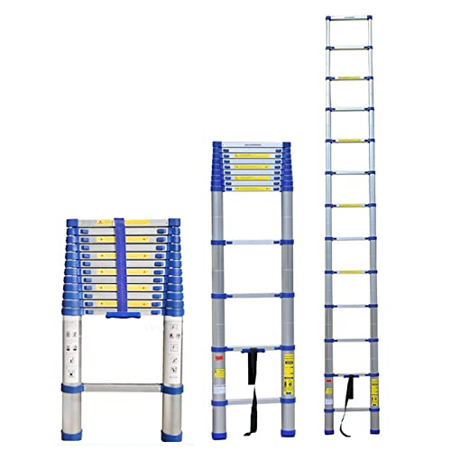 MIJOAS Telescopische ladders Multifunctionele uitschuifbare ladder Telescopische ladder Telescopische ladder voor 8m / 7m / 6,2m / 5m / 4m / 3,8m / 2,6m Daktent, aluminium verlenging telescopische ladders