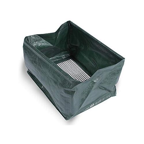 Haxnicks Easy Riddle RID010101 tuinzeef, compost- en aardzeef, groen, 40,5 x 31 x 24 cm