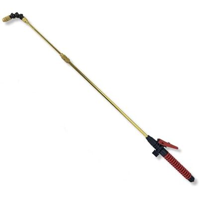 Jackson BRASSWAND Telescopische messing waterstaf voor pompactiedruksproeiers verstelbare en directionele sproeikop telescopisch tot 745 mm (29") geschikt voor S&J 3L, 5L, 8L en 15L Jackson BRASSWAND Telescopische messing waterstaf voor pompactiedruksproeiers verstelbare en directionele sproeikop telescopisch tot 745 mm (29") geschikt voor S&J 3L, 5L, 8L en 15L