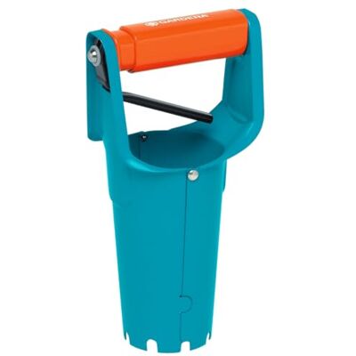 Gardena bollenplanter: Tuinaccessoire voor het planten van bloembollen, met automatisch vrijgavemechanisme en diepteschaal, planthulp van staal met Duroplast-coating (3412-20), Bloembollenplanter Gardena bollenplanter: Tuinaccessoire voor het planten van bloembollen, met automatisch vrijgavemechanisme en diepteschaal, planthulp van staal met Duroplast-coating (3412-20), Bloembollenplanter