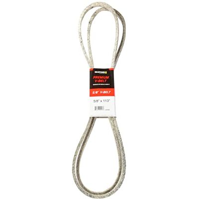 MaxPower V-riemen 347658, versterkt met kevlar, 5/8" x 113" 5L1130 buitenlengte L(a) 2860 mm. MaxPower V-riemen 347658, versterkt met kevlar, 5/8" x 113" 5L1130 buitenlengte L(a) 2860 mm.