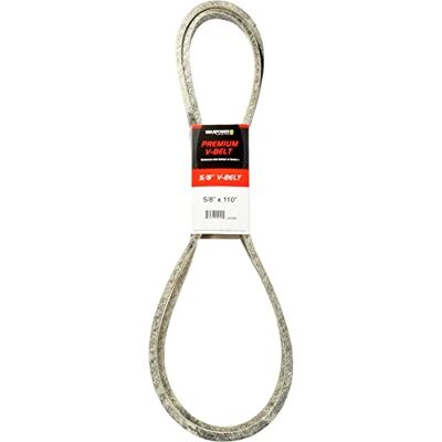 MaxPower V-riemen 347655, versterkt met kevlar, 5/8" x 110" 5L1100 buitenlengte L(a) 2780 mm. MaxPower V-riemen 347655, versterkt met kevlar, 5/8" x 110" 5L1100 buitenlengte L(a) 2780 mm.
