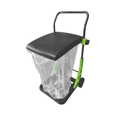 Bosmere Tuinwagen voor alle doeleinden, verstelbare opvouwbare tuinafvalbak, draagbare vuilnisbak, gelegeerd staal, groen Bosmere Tuinwagen voor alle doeleinden, verstelbare opvouwbare tuinafvalbak, draagbare vuilnisbak, gelegeerd staal, groen