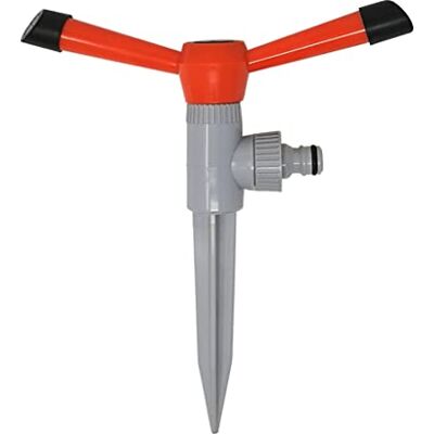 Siroflex 4585/S Automatische sproeier op punt met steekverbinding, Made in Italy, roterende tuinsproeier met 2 armen, dynamische grondpen Siroflex 4585/S Automatische sproeier op punt met steekverbinding, Made in Italy, roterende tuinsproeier met 2 armen, dynamische grondpen
