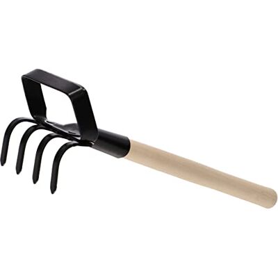 KOTARBAU ® Mini hark met pendelhak, 95 mm, onkruid jager, tuingereedschap voor het verplanten van planten en mulchen, niveaus van aarde, tuinverzorging KOTARBAU ® Mini hark met pendelhak, 95 mm, onkruid jager, tuingereedschap voor het verplanten van planten en mulchen, niveaus van aarde, tuinverzorging