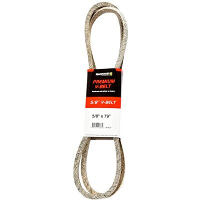 MaxPower V-riemen 347624, versterkt met kevlar, 5/8" x 79" 5L790 buitenlengte L(a) 2000 mm. MaxPower V-riemen 347624, versterkt met kevlar, 5/8" x 79" 5L790 buitenlengte L(a) 2000 mm.