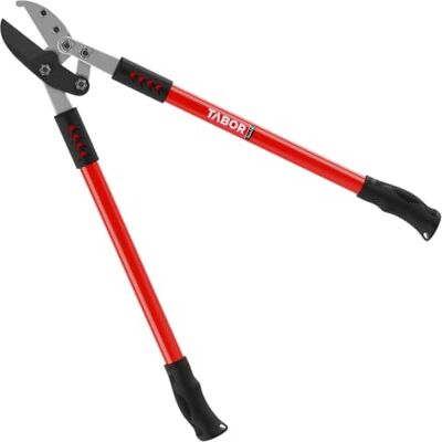 TABOR TOOLS GG12E Takkenschaar met aambeeld-snijkop en kracht verdubbelende hefboom-technologie, snijcapaciteit Ø 45-50mm. TABOR TOOLS GG12E Takkenschaar met aambeeld-snijkop en kracht verdubbelende hefboom-technologie, snijcapaciteit Ø 45-50mm.