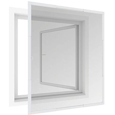 Windhager Flexi Fit telescopisch insectenhorraam, telescopisch raam, telescopisch raam zonder zagen, zelfmontageset 100 x 120 cm, wit, 04303 Windhager Flexi Fit telescopisch insectenhorraam, telescopisch raam, telescopisch raam zonder zagen, zelfmontageset 100 x 120 cm, wit, 04303