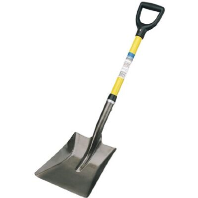 Draper 57567 BSFG Vierkante Mond Bouwers Schop met Glasvezel Schacht, Geel Draper 57567 BSFG Vierkante Mond Bouwers Schop met Glasvezel Schacht, Geel