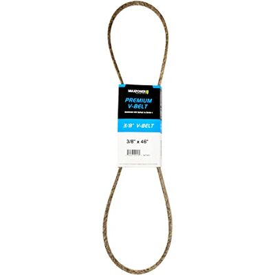 MaxPower V-riemen 347451, versterkt met kevlar, 3/8" x 46" 3L460 buitenlengte L(a) 1170 mm. MaxPower V-riemen 347451, versterkt met kevlar, 3/8" x 46" 3L460 buitenlengte L(a) 1170 mm.