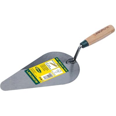 Leborgne Batipro® Amerikaanse troffel 10 cm 100% FSC® houten handvat lemmet van gehard staal, doorlopende zijde en gesmede poot Leborgne Batipro® Amerikaanse troffel 10 cm 100% FSC® houten handvat lemmet van gehard staal, doorlopende zijde en gesmede poot
