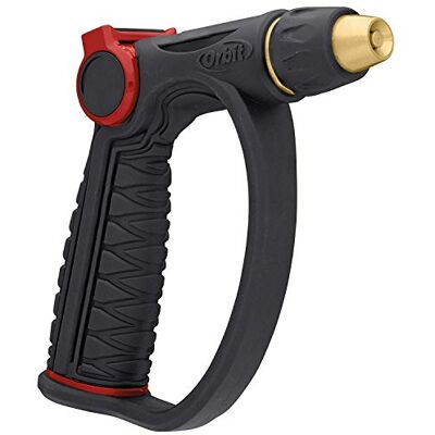 Orbit 58984 verstelbare messing spuitmond met duimregeling en D-handgreep, geschikt voor intensief gebruik Orbit 58984 verstelbare messing spuitmond met duimregeling en D-handgreep, geschikt voor intensief gebruik