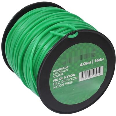 Monkey Ladder Nylondraad vierkant, 4 mm, 144 m lengte, ideaal voor tuinieren en bundels, robuust en duurzaam Monkey Ladder Nylondraad vierkant, 4 mm, 144 m lengte, ideaal voor tuinieren en bundels, robuust en duurzaam