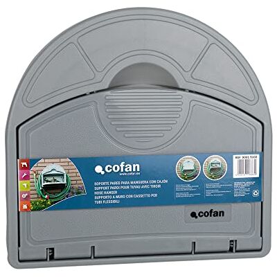 Cofan Slanghouder met lade, irrigatieslanghouder, praktisch en veelzijdig voor de tuin, robuust en duurzaam Cofan Slanghouder met lade, irrigatieslanghouder, praktisch en veelzijdig voor de tuin, robuust en duurzaam