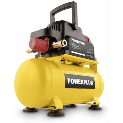 POWERPLUS Compressor POWX17215 Compressor geen olie 750W 6L POWERPLUS Compressor POWX17215 Compressor geen olie 750W 6L