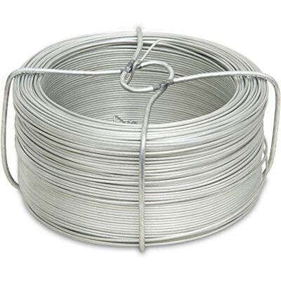 Windhager Tuindraad, bloemdraad, binddraad, plantendraad, knutseldraad, wikkeldraad roestvrij, rol, verzinkt, 1 mm x 100 m, 06225, 100 m Windhager Tuindraad, bloemdraad, binddraad, plantendraad, knutseldraad, wikkeldraad roestvrij, rol, verzinkt, 1 mm x 100 m, 06225, 100 m