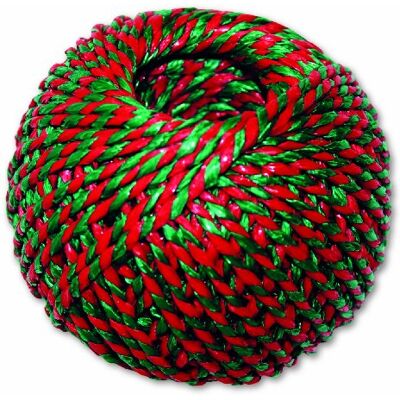 Chapuis FNOELRV koord, Kerstmis, polypropyleen, 2-aderig, lengte: 33°m, rood/groen Chapuis FNOELRV koord, Kerstmis, polypropyleen, 2-aderig, lengte: 33°m, rood/groen