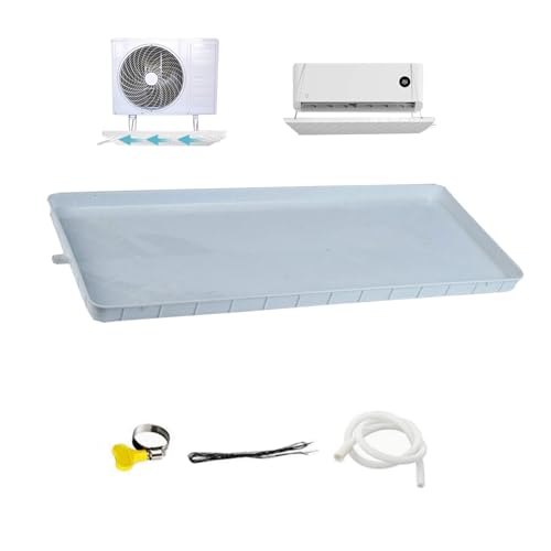 PQXQZ Kunststof Waterbak, Opvangbak, Lekbak voor Airconditioner met Afvoerslang, Lekbakken voor Interne en Externe Unit (Color : Hose 1000cm, Size : 92x45cm/36x18in)