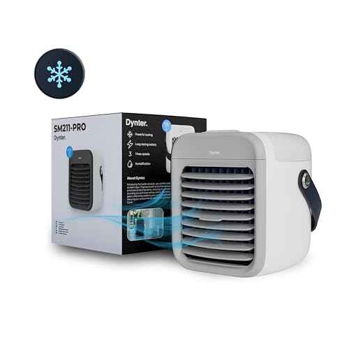 Dynter. SM211 Pro Mini Airco Aircooler Draadloze luchtkoeler AC Airconditioning (Grijs)