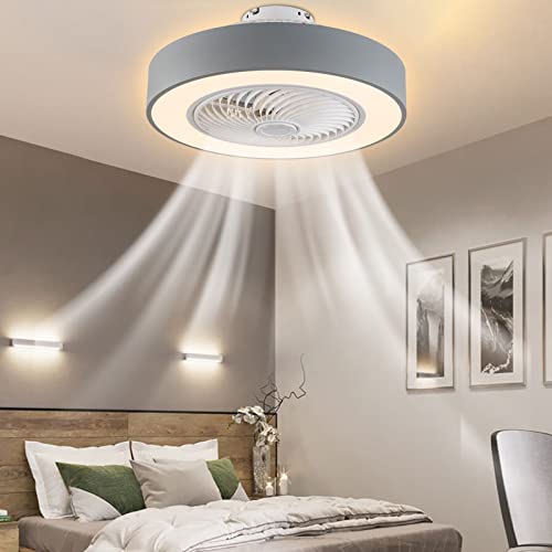 BuRuiYoten Plafondventilator, M/verlichting, led-licht, afstandsbediening, lamp voor woonkamer, modern, dimbaar, met ventilatoren, plafondverlichting, ventilator, verlichting, plafondlamp, stille ventilator, dagventilator, ventilatorlicht