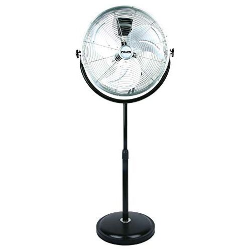 DMS ® MSV-50 Staande ventilator, vloerventilator, windmachine, staande ventilator, diameter 50 cm, 120 W