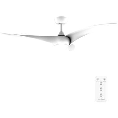 Cecotec Plafondventilator met Licht EnergySilence Aero 5295 White met DC Motor van 40W, 54 inch, met LED Licht van 15W, 3 selecteerbare tinten, 3 bladen, Programmeerbare Timer Cecotec Plafondventilator met Licht EnergySilence Aero 5295 White met DC Motor van 40W, 54 inch, met LED Licht van 15W, 3 selecteerbare tinten, 3 bladen, Programmeerbare Timer