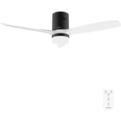 Cecotec EnergySilence Aero 5600 Classic Black & White Plafondventilator met licht en afstandsbediening, 40 W, 3 vleugels, ledlicht, timer, 6 snelheden, winter/zomermodus Cecotec EnergySilence Aero 5600 Classic Black & White Plafondventilator met licht en afstandsbediening, 40 W, 3 vleugels, ledlicht, timer, 6 snelheden, winter/zomermodus