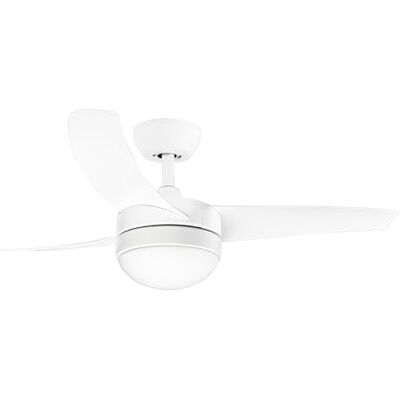 Orbegozo CP 128105 Plafondventilator, 105 cm, gelijkstroommotor, 40 W 6 snelheden, 3 vleugels, stil, afstandsbediening, omkeerbaar, zomer/winter, led 24 W, 1200 lm, 3000-6500 K Orbegozo CP 128105 Plafondventilator, 105 cm, gelijkstroommotor, 40 W 6 snelheden, 3 vleugels, stil, afstandsbediening, omkeerbaar, zomer/winter, led 24 W, 1200 lm, 3000-6500 K