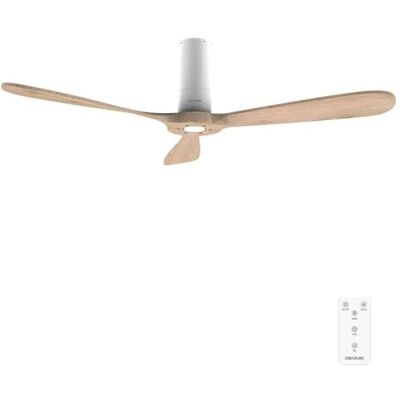 Cecotec Plafondventilator EnergySilence 5400 Classic White&LightWood afstandsbediening, 132 cm (52 inch), motor DC 40 W, 3 vleugels, 6 snelheden, timer tot 8 uur, winter/zomermodus Cecotec Plafondventilator EnergySilence 5400 Classic White&LightWood afstandsbediening, 132 cm (52 inch), motor DC 40 W, 3 vleugels, 6 snelheden, timer tot 8 uur, winter/zomermodus