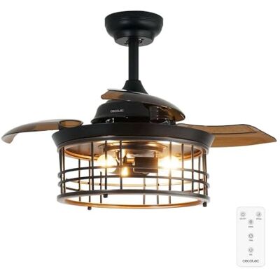 Cecotec Plafondventilator met Licht EnergySilence Aero 3600 Onzichtbaar Metalen Stijl, DC Motor 25W, LED-licht, 3 intrekbare bladen, 36 inch, Afstandsbediening, 3 Snelheden, Timer, Winter/Zomer Modus Cecotec Plafondventilator met Licht EnergySilence Aero 3600 Onzichtbaar Metalen Stijl, DC Motor 25W, LED-licht, 3 intrekbare bladen, 36 inch, Afstandsbediening, 3 Snelheden, Timer, Winter/Zomer Modus
