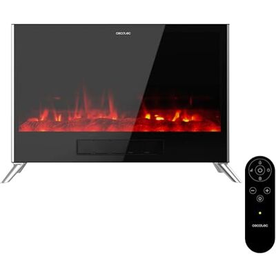 Cecotec ReadyWarm 7500 Elektrische open haard 3-in-1 Total Flames. 1500W, 2 modi, thermostaat, afstandsbediening, vlameffect, timer, veiligheid, convectie, snelle en efficiënte warmte Cecotec ReadyWarm 7500 Elektrische open haard 3-in-1 Total Flames. 1500W, 2 modi, thermostaat, afstandsbediening, vlameffect, timer, veiligheid, convectie, snelle en efficiënte warmte