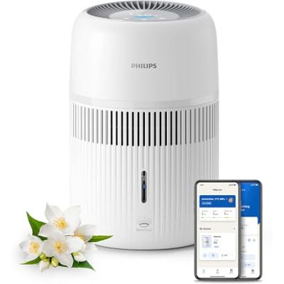 Philips Verdamper Luchtbevochtiger Serie 4000, Hygiënische Bevochtiging, 99,97% Minder Bacteriën, 3,5 L Waterreservoir, 275 ml/u, Ruimtes tot 41 m², Wit (HU4209/00) Philips Verdamper Luchtbevochtiger Serie 4000, Hygiënische Bevochtiging, 99,97% Minder Bacteriën, 3,5 L Waterreservoir, 275 ml/u, Ruimtes tot 41 m², Wit (HU4209/00)