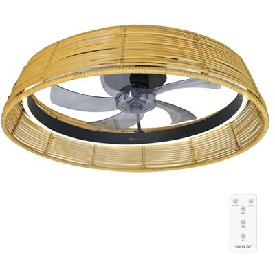 Cecotec Plafondventilator met Licht en Afstandsbediening EnergySilence LampAero 600 Natuurlijk Ontwerp, DC-motor 20W, LED, 45W, 5 bladen 17", 6 snelheden, 3 lichttinten, timer, winter/zomermodus Cecotec Plafondventilator met Licht en Afstandsbediening EnergySilence LampAero 600 Natuurlijk Ontwerp, DC-motor 20W, LED, 45W, 5 bladen 17", 6 snelheden, 3 lichttinten, timer, winter/zomermodus