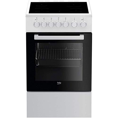 Beko – fss57100gw – fornuis keramiek 60 l 4 fornuizen wit