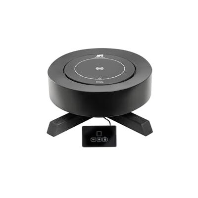 APS BONFIRE inductiestation - 24 cm, Zwart, Elegant APS BONFIRE inductiestation - 24 cm, Zwart, Elegant