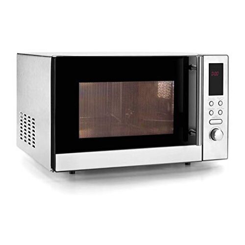 Lacor 69323 Magnetronoven 23 l met grill en draaien, zilver, 21 l