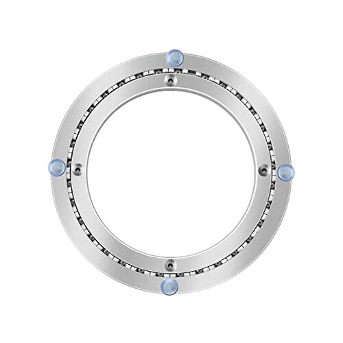 X1NGFU Draaischijf Van Aluminiumlegering Draaischijf Zwaar Uitgevoerde Draaischijf,Gladde Draaiplateau Draaischijf Basislager,Gladde Draaiplateau Lazy Susan,voor Keuken (350mm(14in))