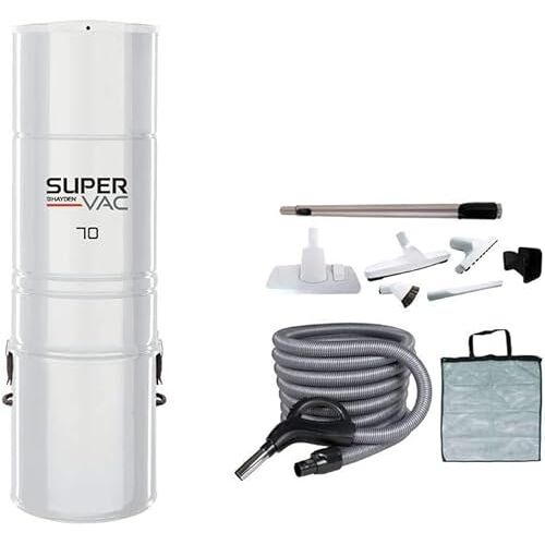 HAYDEN Centrale stofzuiger SuperVac 70-690 Airwatt met Supra slangset (12m)