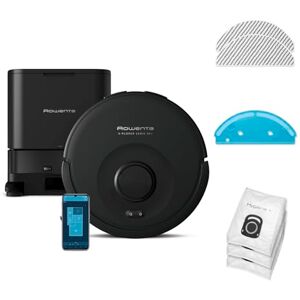 Rowenta RR87D5 X-Plorer Serie 85+ Robotstofzuiger met laad- leegstation, lasernavigatie, hoge zuigkracht 6000 Pa, Dweilfunctie, 360° laserdetectie, autonomie van 270 min Rowenta RR87D5 X-Plorer Serie 85+ Robotstofzuiger met laad- leegstation, lasernavigatie, hoge zuigkracht 6000 Pa, Dweilfunctie, 360° laserdetectie, autonomie van 270 min