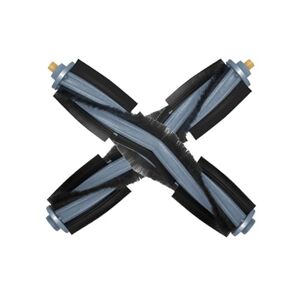 CINDTRGA Hoofdzijborstelkap Witte HEPA-moppen Stofzakken Compatibel for Ecovacs Compatibel for Deebot X1 TURBO/OMNI Robotstofzuiger Accessoires Onderdelen (Color : 2 Main Brush)