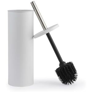 Beldray Toiletborstel & houder AntiBac behandelde, krasbestendige siliconen borstelharen, spatbestendig, discreet gesloten ontwerp, lange steel, gemakkelijk schoon te maken hygiënische kop, bestand Beldray Toiletborstel & houder AntiBac behandelde, krasbestendige siliconen borstelharen, spatbestendig, discreet gesloten ontwerp, lange steel, gemakkelijk schoon te maken hygiënische kop, bestand