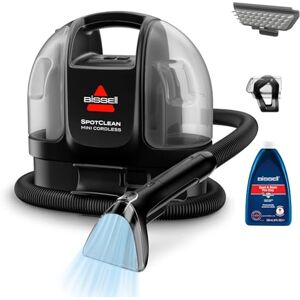 BISSELL SpotClean Mini Draadloze Tapijtreiniger, Draagbare Vlekkenreiniger, Perfect voor Snelle Reinigingen, Compact & Lichtgewicht Machine, Carpet Cleaner voor Auto, Boot, Bank & Meer, 40651 BISSELL SpotClean Mini Draadloze Tapijtreiniger, Draagbare Vlekkenreiniger, Perfect voor Snelle Reinigingen, Compact & Lichtgewicht Machine, Carpet Cleaner voor Auto, Boot, Bank & Meer, 40651
